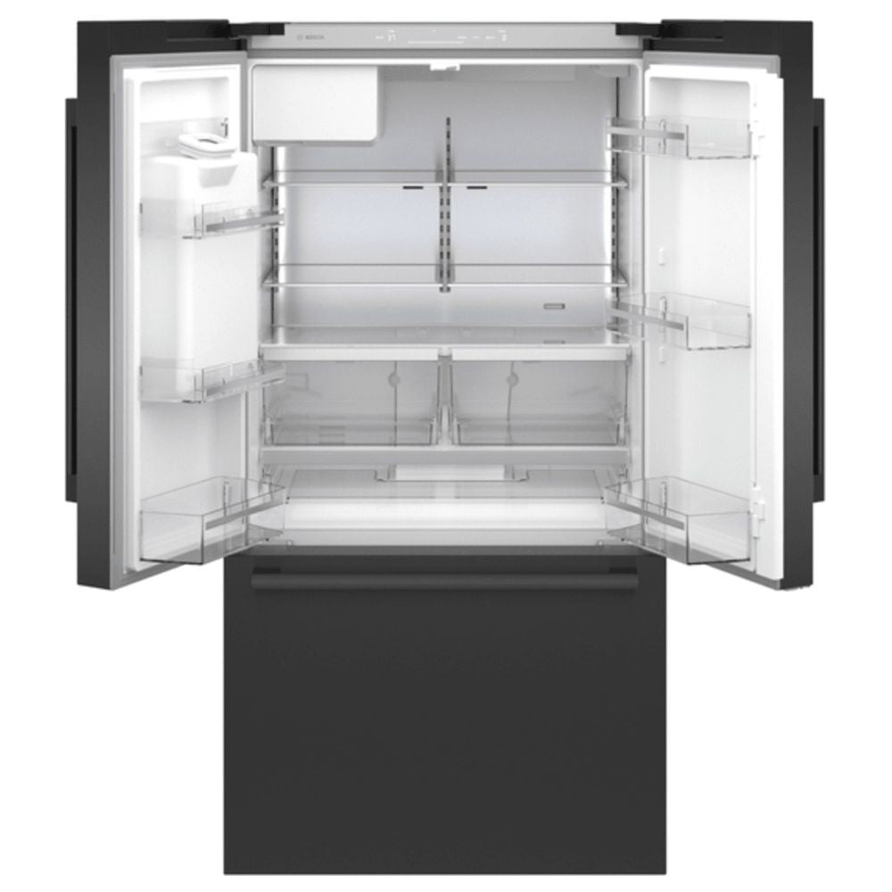 B36CD50SNB - Bosch 500 Series 21 cu. ft. French Door Refrigerator with VitaFreshPro™, Internal Water Dispenser, Ice Maker, LED Lighting (Black Stainless Steel)