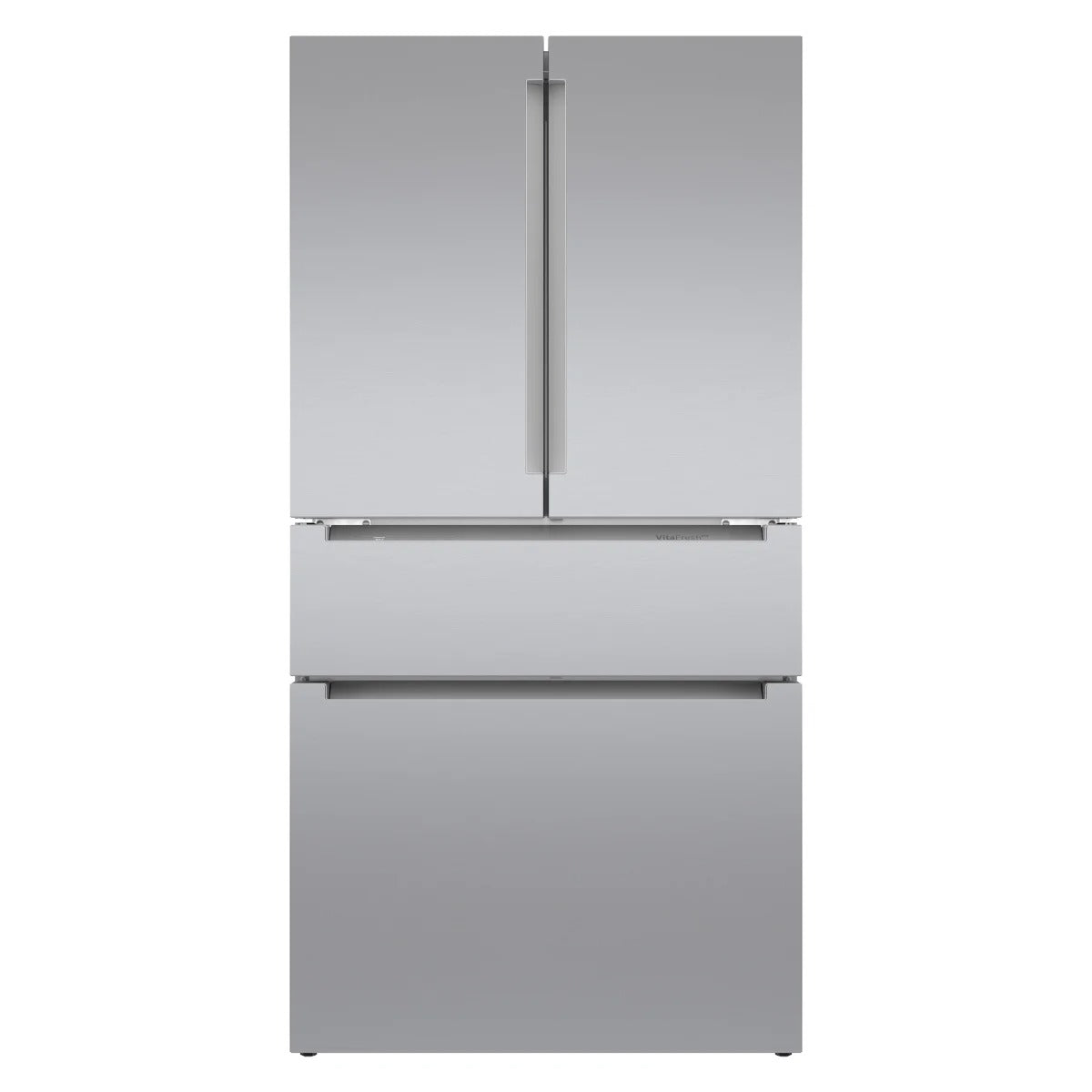 B36CL80ENS 36" Bosch 800 Series French Door Bottom Mount Refrigerator with 21 cu. ft. Capacity, Home Connect, Dual Freezer Drawers, Ice Maker, Water Dispenser, and Anti-Fingerprint Stainless Steel Finish