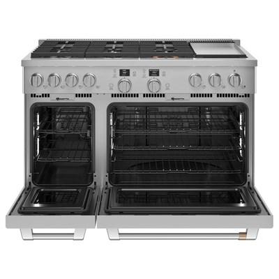 C2Y486P2TS1 Café 48" Stainless Steel Freestanding Dual Fuel Range