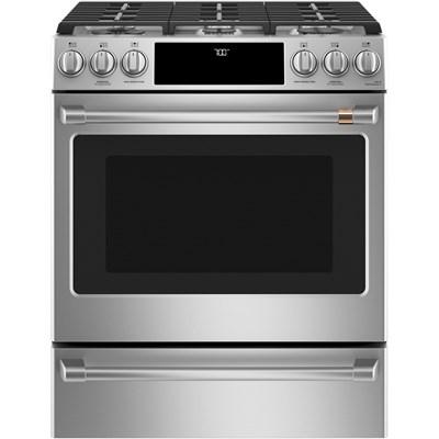 CGS700P2MS1 Café 30" Stainless Steel Slide-In Gas Range