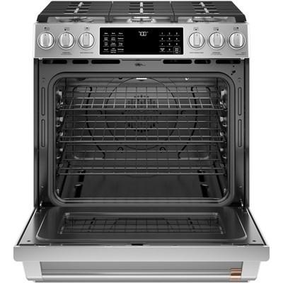 CGS700P2MS1 Café 30" Stainless Steel Slide-In Gas Range