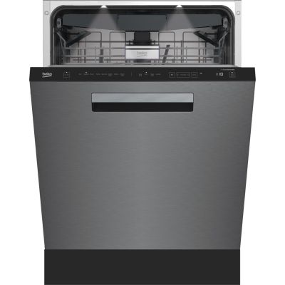 DDT38532XIH Beko 24" Fingerprint Free Stainless Steel Top Control Built In Dishwasher