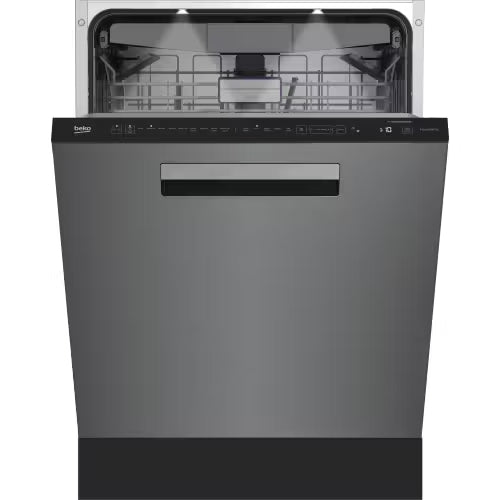 DDT39434XIH Beko 24" Top Control Dishwasher with AquaIntense® and CornerIntense® Spray Arms in Fingerprint-Free Stainless Steel