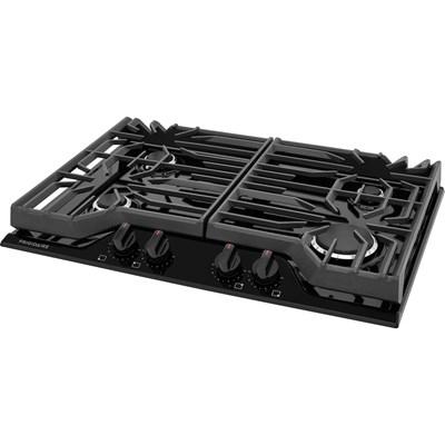 FCCG3027AB Frigidaire 30" Gas Cooktop with 4 Sealed Burners and Continuous Grates in Black