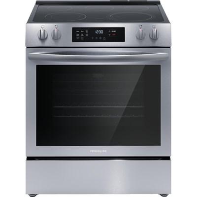 FCFE3083AS Frigidaire 30" Front Control Electric Range with 5 Elements and Convection Oven in Stainless Steel