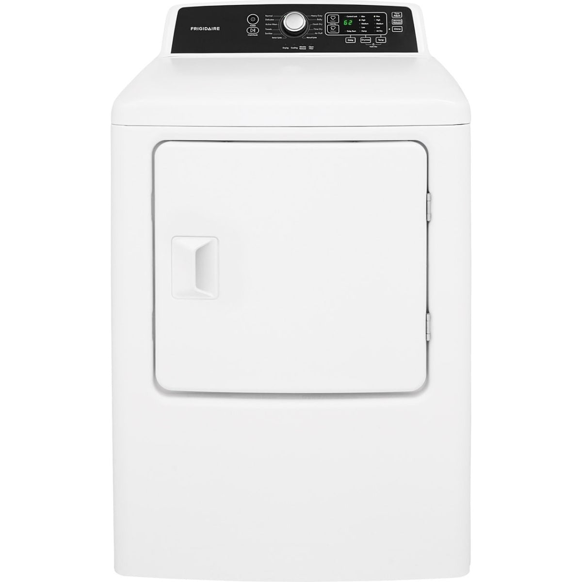 FFRE4120SW Frigidaire 6.7 cu. ft. Electric Dryer with Auto Dry and Wrinkle Release – White