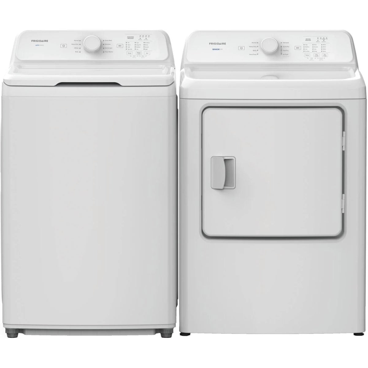 FLVE7000AW Frigidaire 7 cu. ft. Electric Dryer with 8 Dry Cycles, 4 Dryness Levels, SensorDry™, Large Capacity Fits King Comforter (White)