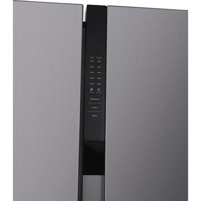FRSG2115AV Frigidaire 21.5 Cu. Ft. Counter-Depth Side-by-Side Refrigerator in Brushed Steel
