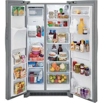 FRSS2623AS Frigidaire® 36 in. 25.6 Cu. Ft. Stainless Steel Side-by-Side Refrigerator
