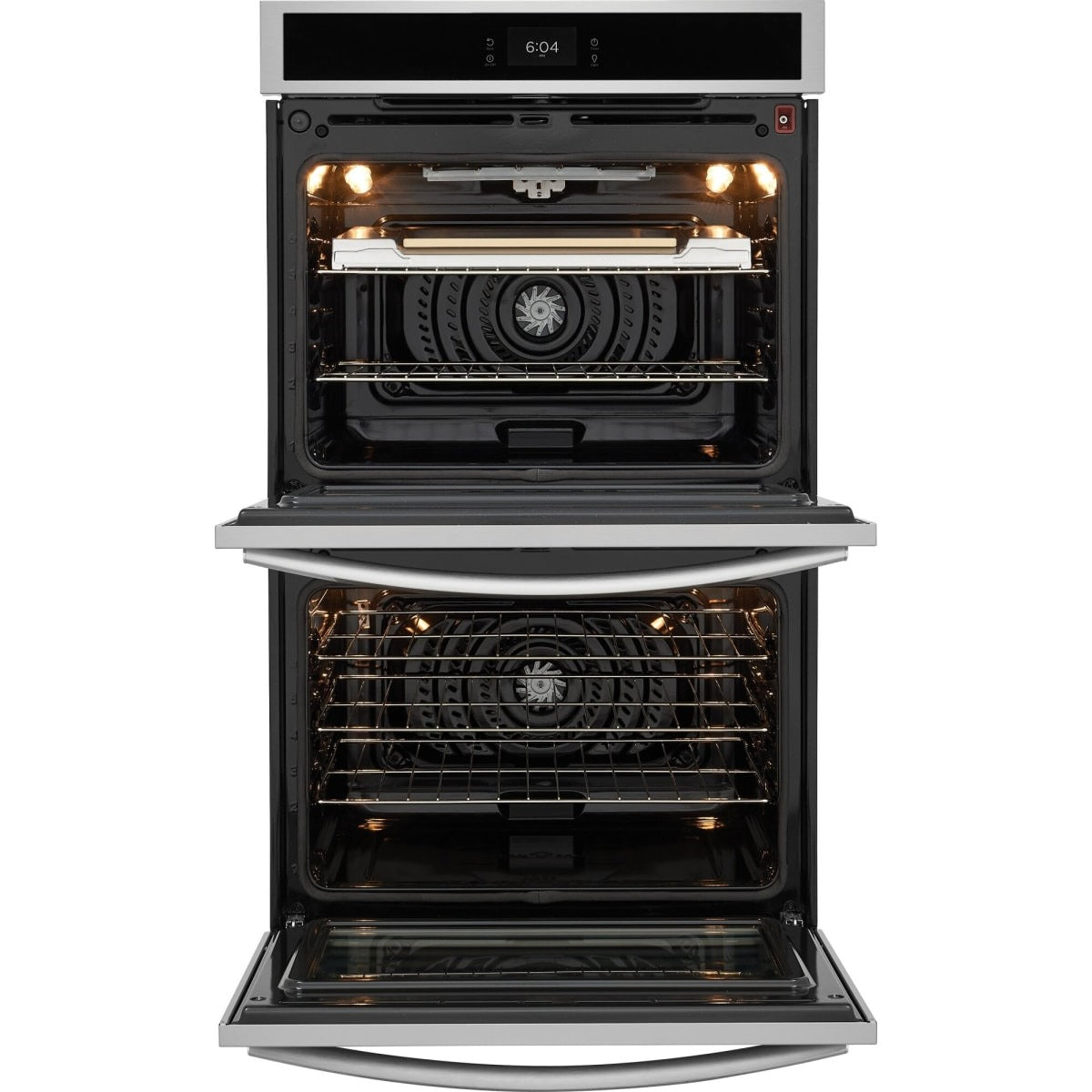 30 Inch Double Electric Wall Oven with 10.6 Cu. Ft. Total Capacity, Stone-Baked Pizza Mode, Total Convection, Air Fry, Pizza Shield, Stone and Peel Included, No PreHeat, Slow Cook, and Star-K Certified