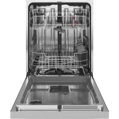 GDP645SYNFS GE® 24" Top Control Fingerprint Resistant Stainless Steel Dishwasher with Stainless Steel Interior, Sanitize Cycle & Dry Boost