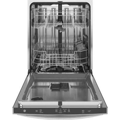 GDT565SSNSS GE® 24" Top Control Built-In Dishwasher with Dry Boost and Steam Prewash in Stainless Steel