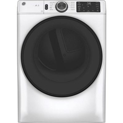 GFD55ESSNWW GE® 7.8 Cu. Ft. White Smart Front Load Electric Dryer