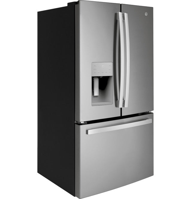 GFE26JYMFS GE® 36 in. 25.6 Cu. Ft. Fingerprint Resistant Stainless Steel French Door Refrigerator