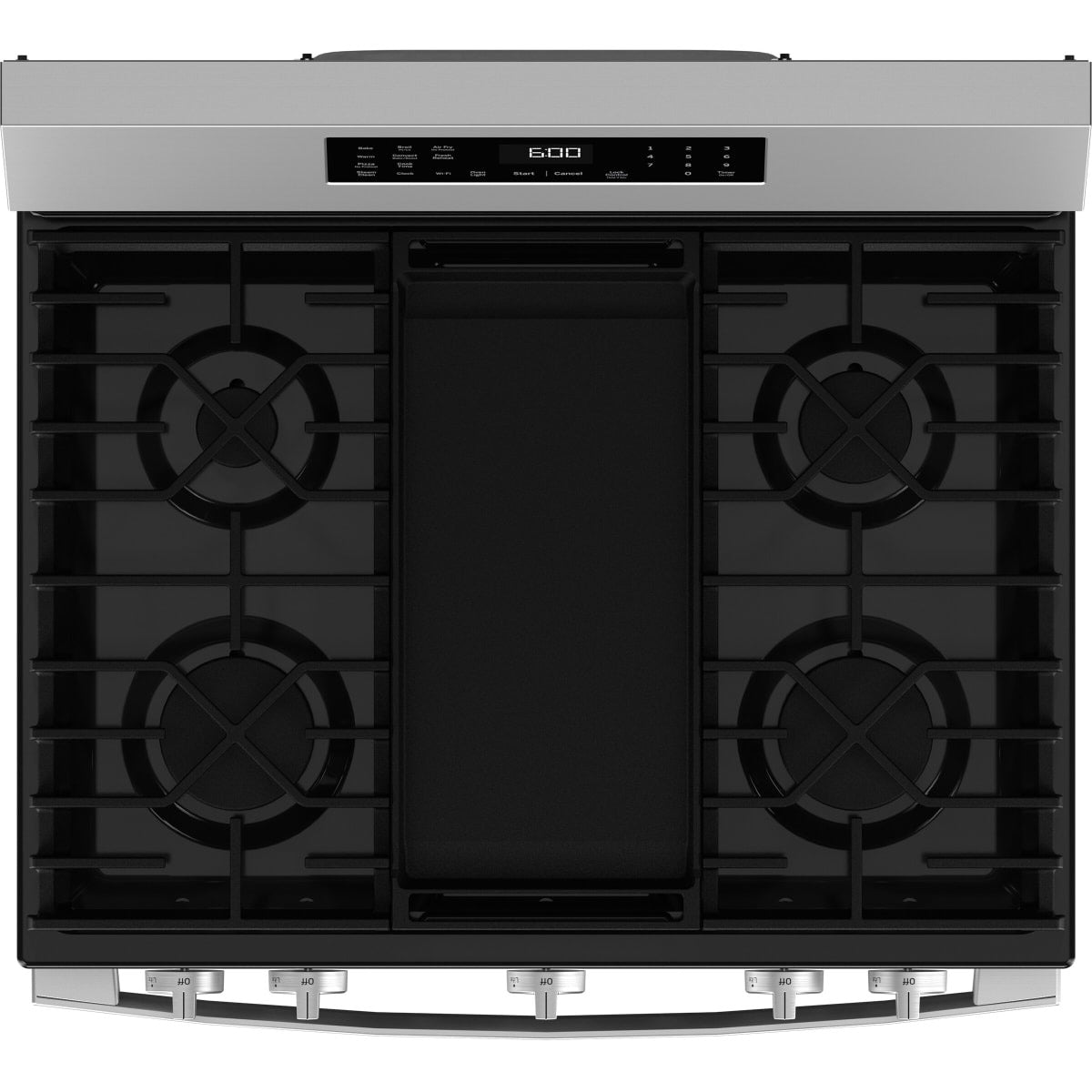 GGF600AVSS GE 30-inch Freestanding Gas Range with True Convection and No Preheat Air Fry - Stainless Steel