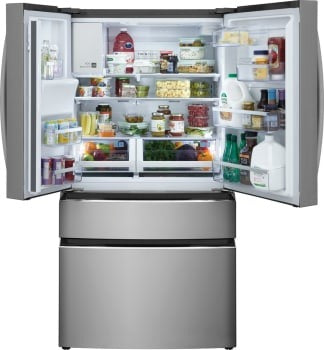 GRMC2273CF Frigidaire Gallery® 36 in. 21.5 Cu. Ft. Smudge-Proof® Stainless Steel Counter Depth French Door Refrigerator