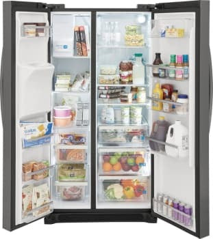 GRSC2352AD Frigidaire Gallery® 37 in. 22.2 Cu. Ft. Black Stainless Steel Counter Depth Side-by-Side Refrigerator