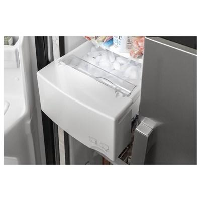 GSS25GYPFS GE® 36 in. 25.3 Cu. Ft. Fingerprint Resistant Stainless Steel Side by Side Refrigerator