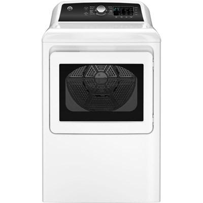 GTD58EBSVWS GE® 7.4 Cu. Ft. White Front Load Electric Dryer