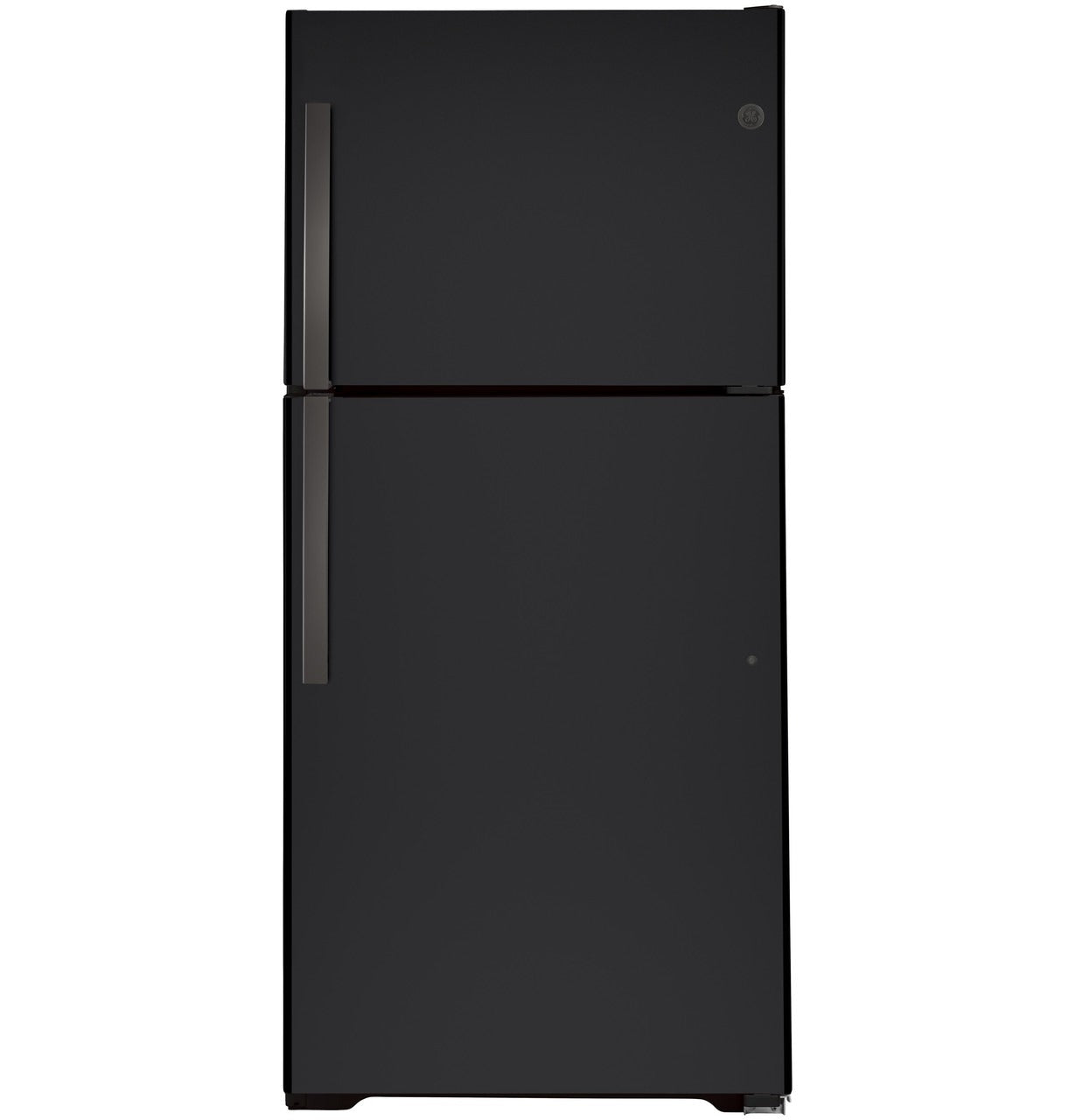 GTS22KMNRDS 21.9 Cu. Ft. Garage‑Ready Top‑Freezer Refrigerator for 38–110 °F environments, Fingerprint Resistant Black Slate