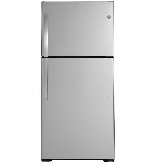 GTS22KYNRFS GE® 33 in. 21.9 Cu. Ft. Fingerprint Resistant Stainless Steel Freestanding Refrigerator