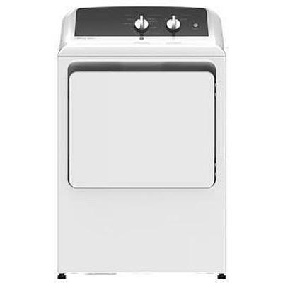 GTX52EASPWB GE® 6.2 Cu. Ft. White Front Load Electric Dryer