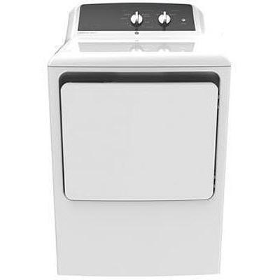 GTX52EASPWB GE® 6.2 Cu. Ft. White Front Load Electric Dryer