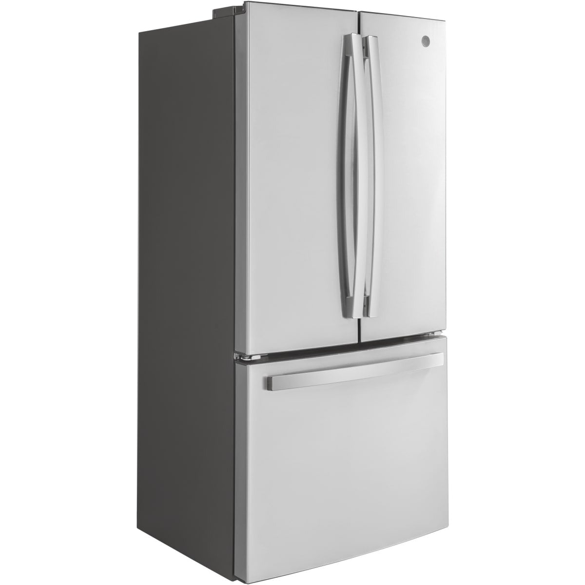 GWE19JYLFS GE 18.6 cu. ft. Counter-Depth French Door Refrigerator with Icemaker – Fingerprint Resistant Stainless