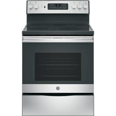 JB655SKSS GE® 30" Free-Standing Electric Convection Range with Self-Cleaning Oven in Stainless Steel