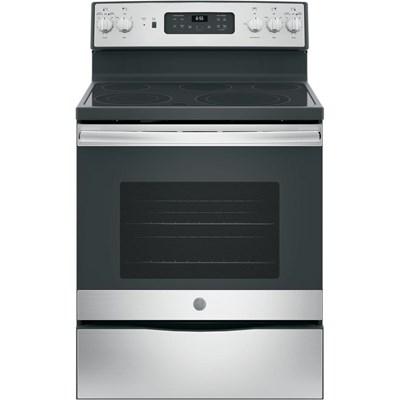 JB655YKFS GE® 30" Free-Standing Electric Convection Range in Fingerprint Resistant Stainless Steel