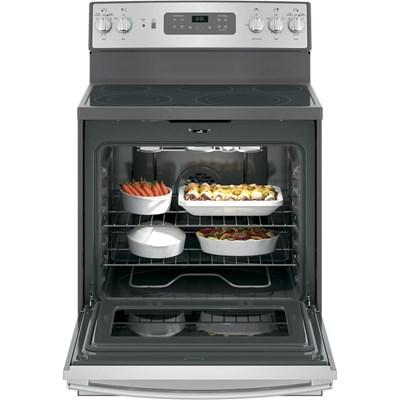 JB655YKFS GE® 30" Free-Standing Electric Convection Range in Fingerprint Resistant Stainless Steel