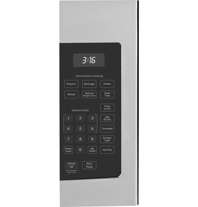 JVM3160RFSS GE® 1.6 Cu. Ft. Stainless Steel Over The Range Microwave