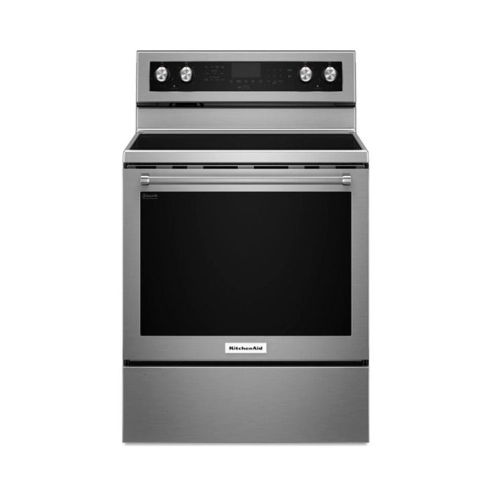 KFEG500ESS - KitchenAid 6.4 cu. ft. Electric Range with Even-Heat™ True Convection, Storage Drawer, Steam Rack (Stainless Steel)