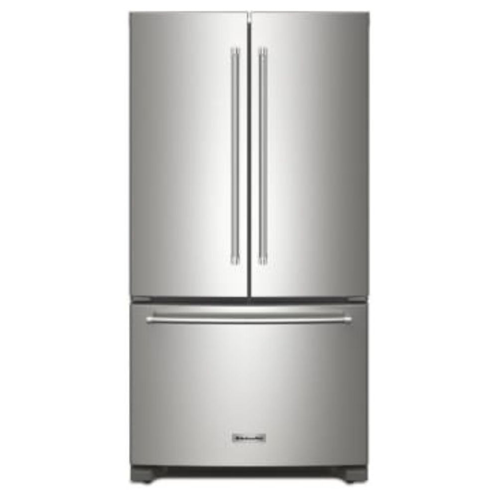 KRFC136RPS - KitchenAid 36" 22 cu. ft. French Door Refrigerator with LED Lighting, Automatic Ice Maker, Spill-Resistant Shelves (Stainless Steel)