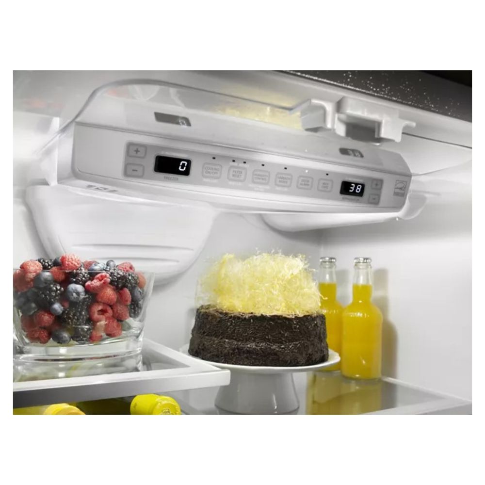 KRFC302ESS - KitchenAid 22 cu. ft. Counter-Depth French Door Refrigerator with ExtendFresh™ Temperature Management, FreshChill™ Pantry, Interior Water Dispenser (Stainless Steel)