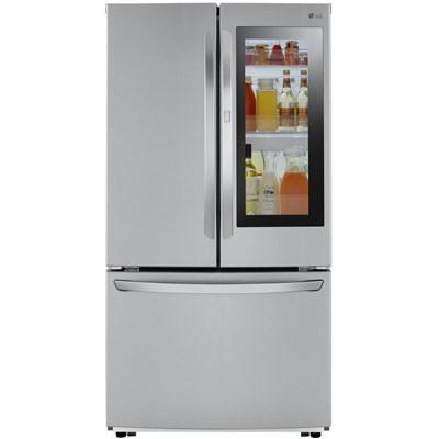 LFCS27596S LG 36" French Door Refrigerator with 27 Cu. Ft. Capacity and InstaView™ Door-in-Door® in Stainless Steel