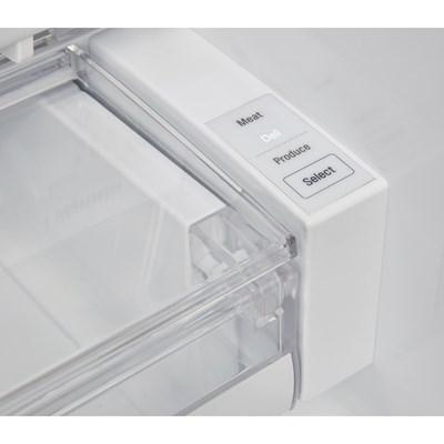 LMXC22626S LG 22 cu. ft. Counter-Depth 4-Door French Door Refrigerator with CustomChill® Drawer in Stainless Steel