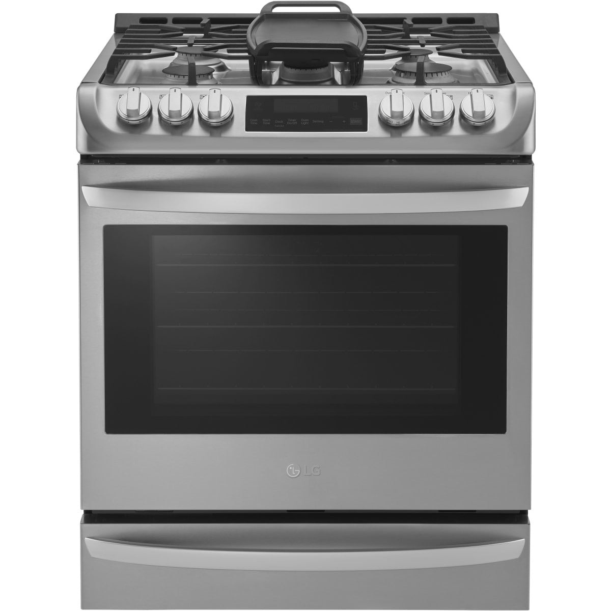 LSG4513ST LG 6.3 cu. ft. Slide-In Gas Range with ProBake Convection® and EasyClean® – Stainless Steel