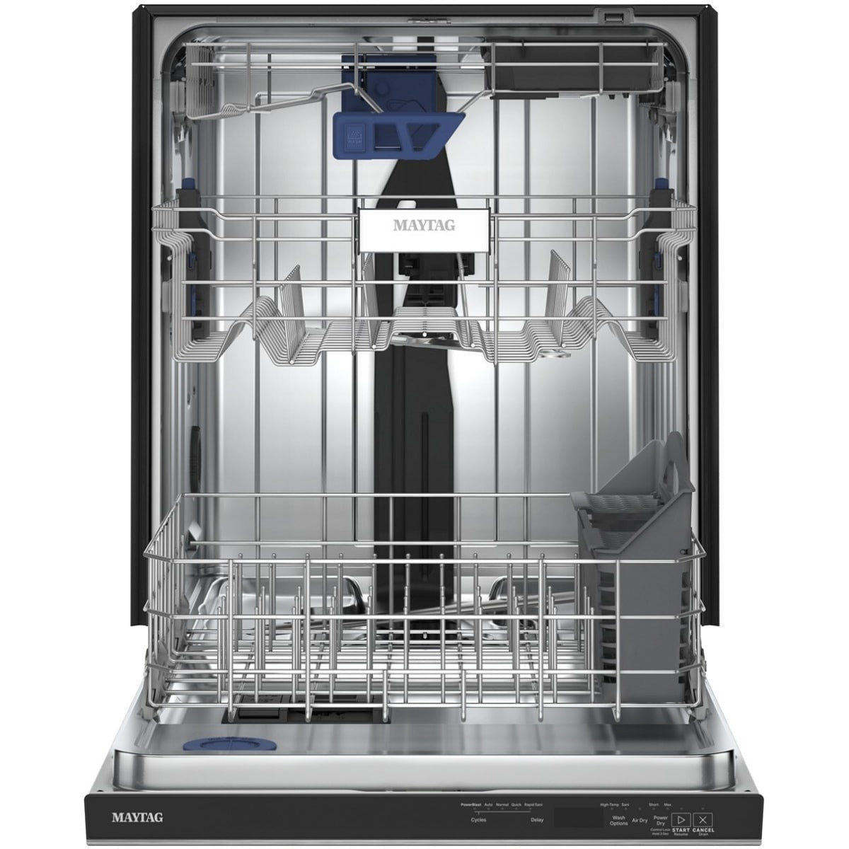 24 Inch Fully Integrated Dishwasher with 15 Place Settings, 47 dBa, 5 Wash Cycles, 3rd Level Rack Wash Zone, PowerBlast® Cycle, Rapid Sani, and Quick Cycle: Fingerprint Resistant Stainless Steel