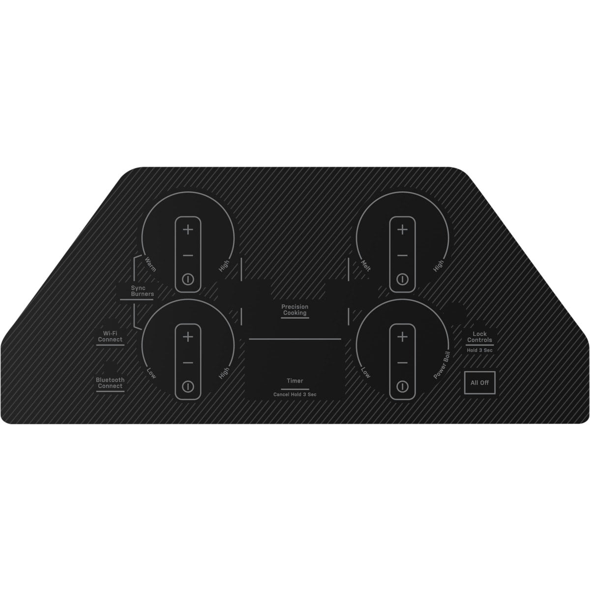 PEP7030DTBB GE Profile 30-inch Electric Cooktop with Glide Touch Controls and SyncBurners – Black