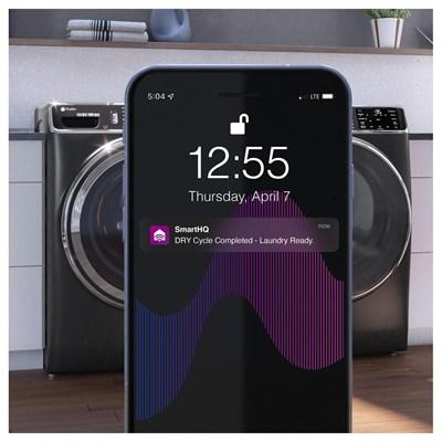 PFD95ESPTDS GE Profile™ 7.8 Cu. Ft. Smart Front Load Electric Dryer with Steam and Sanitize Cycle in Carbon Graphite