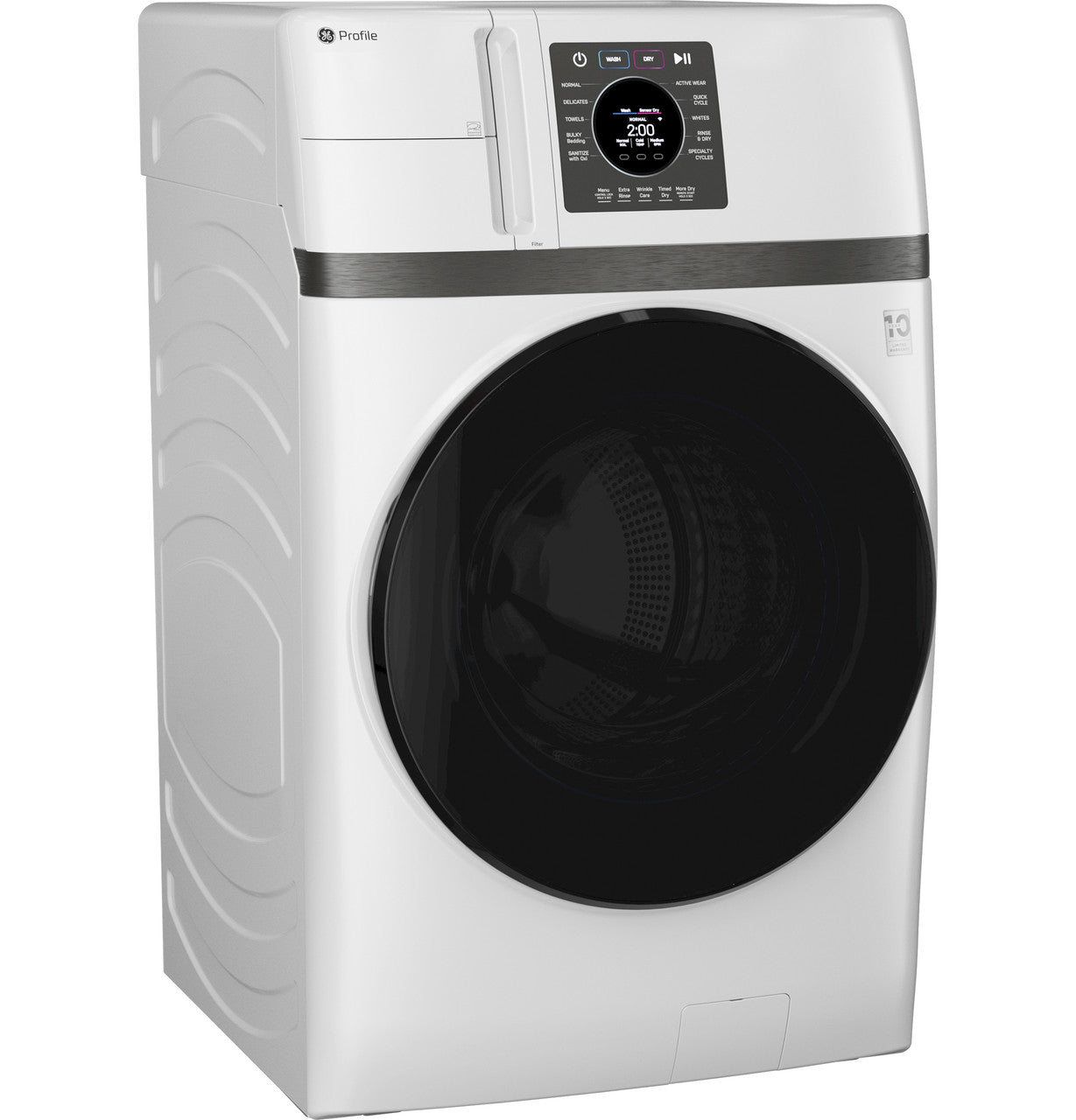 PFQ83HSLWWW GE Profile™ 4.6 cu. ft. UltraFast Combo Washer/Dryer with Ventless Inverter Heat Pump Technology