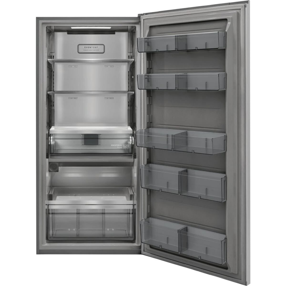 PRDA1922AF Frigidaire Professional 19 cu. ft. Single-Door Built-In Refrigerator with Internal Water Dispenser, EvenTemp™ Cooling, CrispSeal® Plus Crispers (Smudge-Proof Stainless Steel)