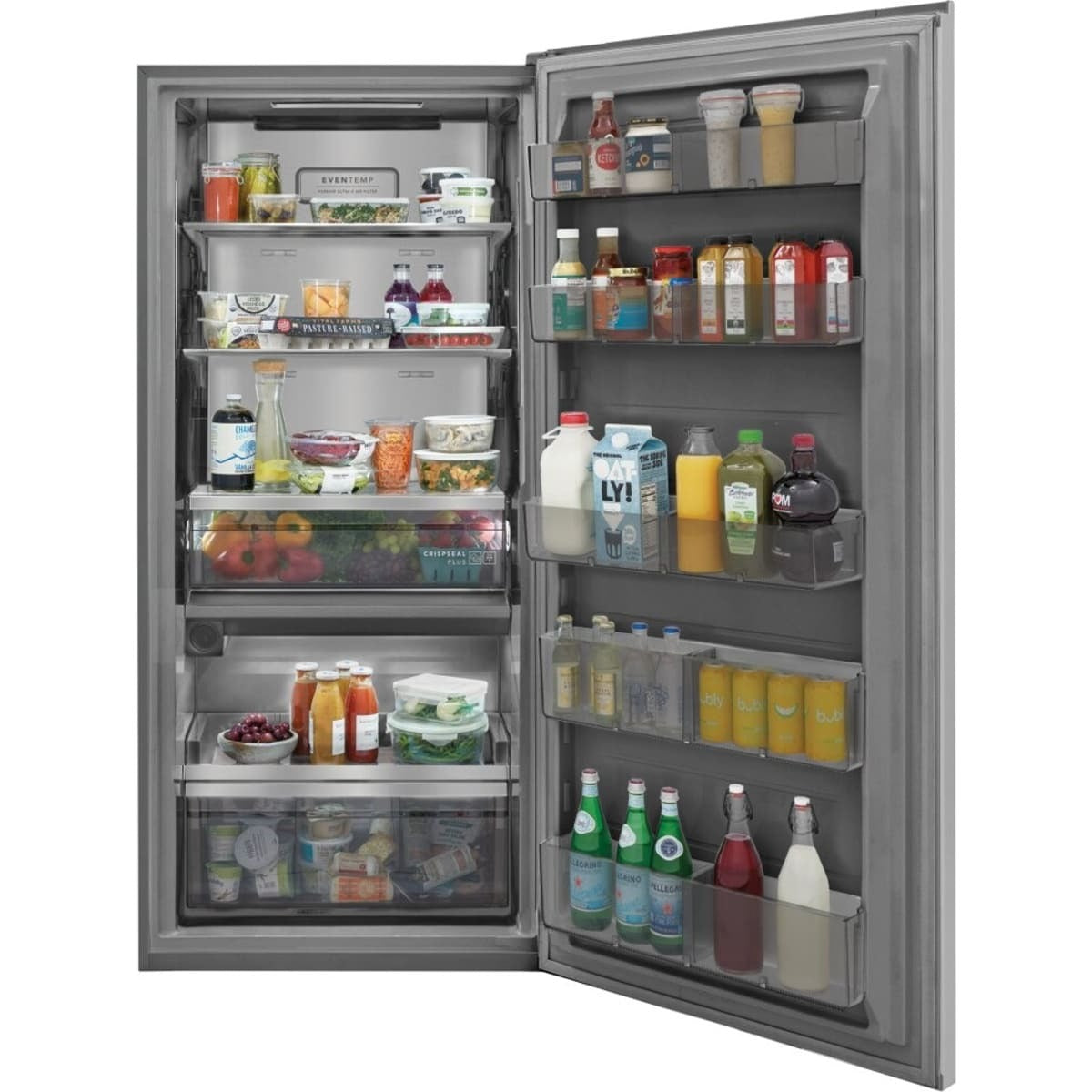 PRDA1922AF Frigidaire Professional 19 cu. ft. Single-Door Built-In Refrigerator with Internal Water Dispenser, EvenTemp™ Cooling, CrispSeal® Plus Crispers (Smudge-Proof Stainless Steel)