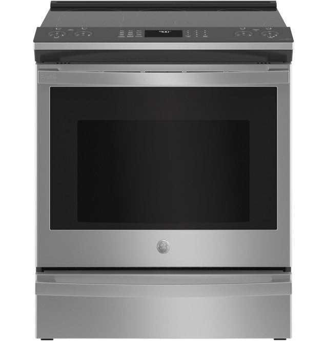 PSS93YPFS GE Profile 30" Fingerprint Resistant Stainless Steel Smart Slide-In Electric Convection Range