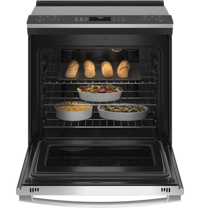 PSS93YPFS GE Profile 30" Fingerprint Resistant Stainless Steel Smart Slide-In Electric Convection Range