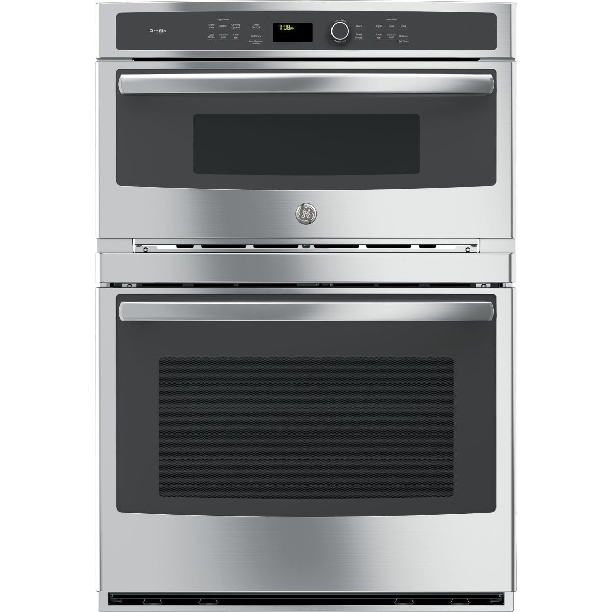 PT7800SHSS GE Profile 30-inch Built-In Combination Double Wall Oven with Convection and Microwave – Stainless Steel