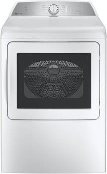 PTD60EBSRWS GE Profile 7.4 Cu. Ft. White Front Load Electric Dryer
