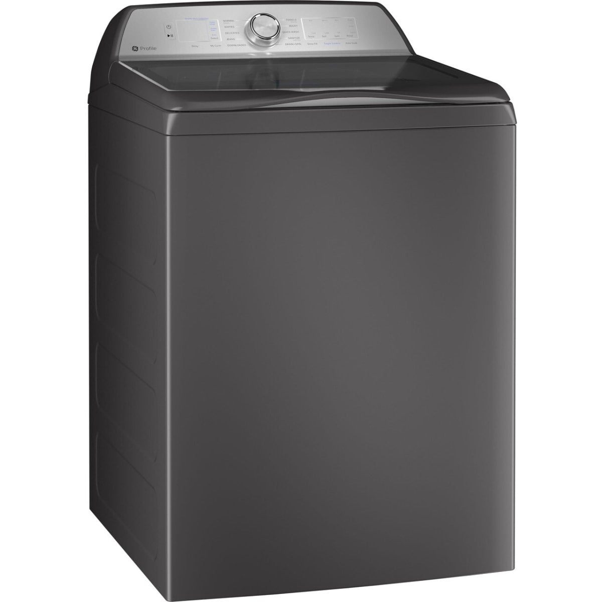 PTW605BPRDG GE Profile 5.0 cu. ft. Top Load Washer with SmartDispense™ and Microban® Technology – Diamond Gray