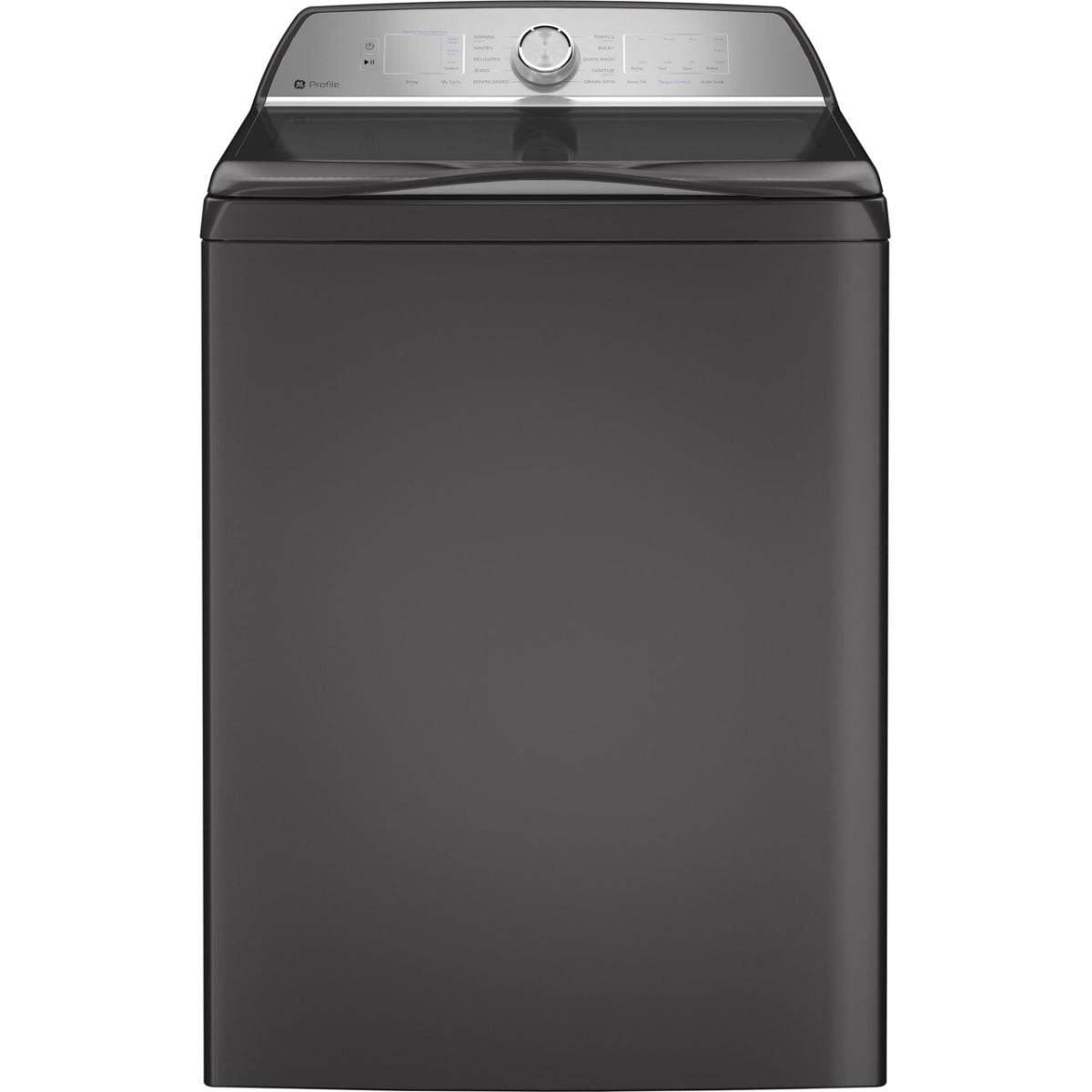 PTW605BPRDG GE Profile 5.0 cu. ft. Top Load Washer with SmartDispense™ and Microban® Technology – Diamond Gray